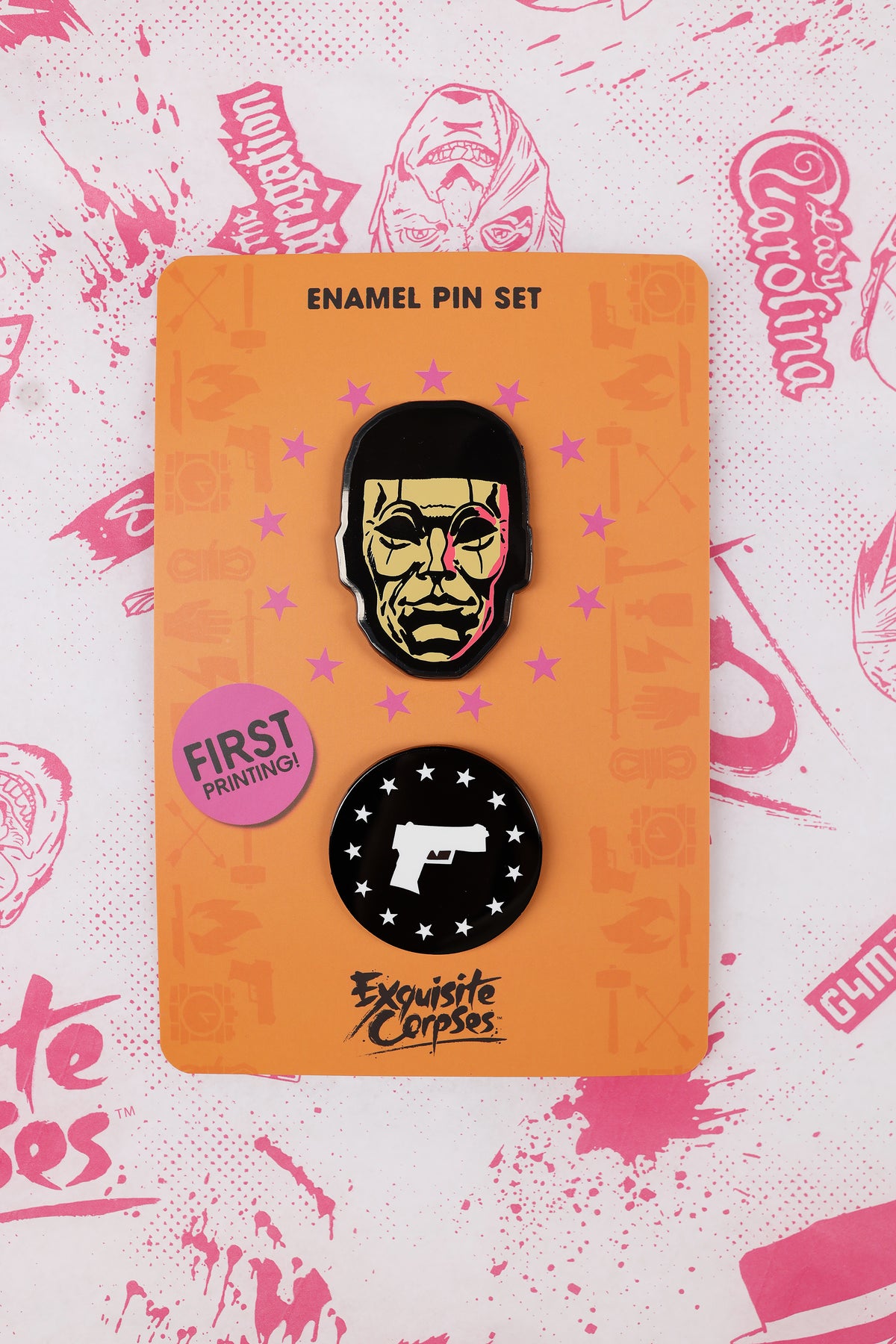 
                  
                    Choose-Your-Killer Enamel Pin Set - Lone Gunman
                  
                