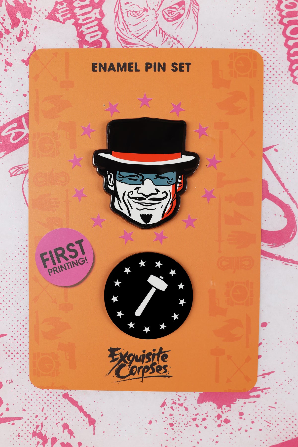 
                  
                    Choose-Your-Killer Enamel Pin Set - Leopold Strong
                  
                
