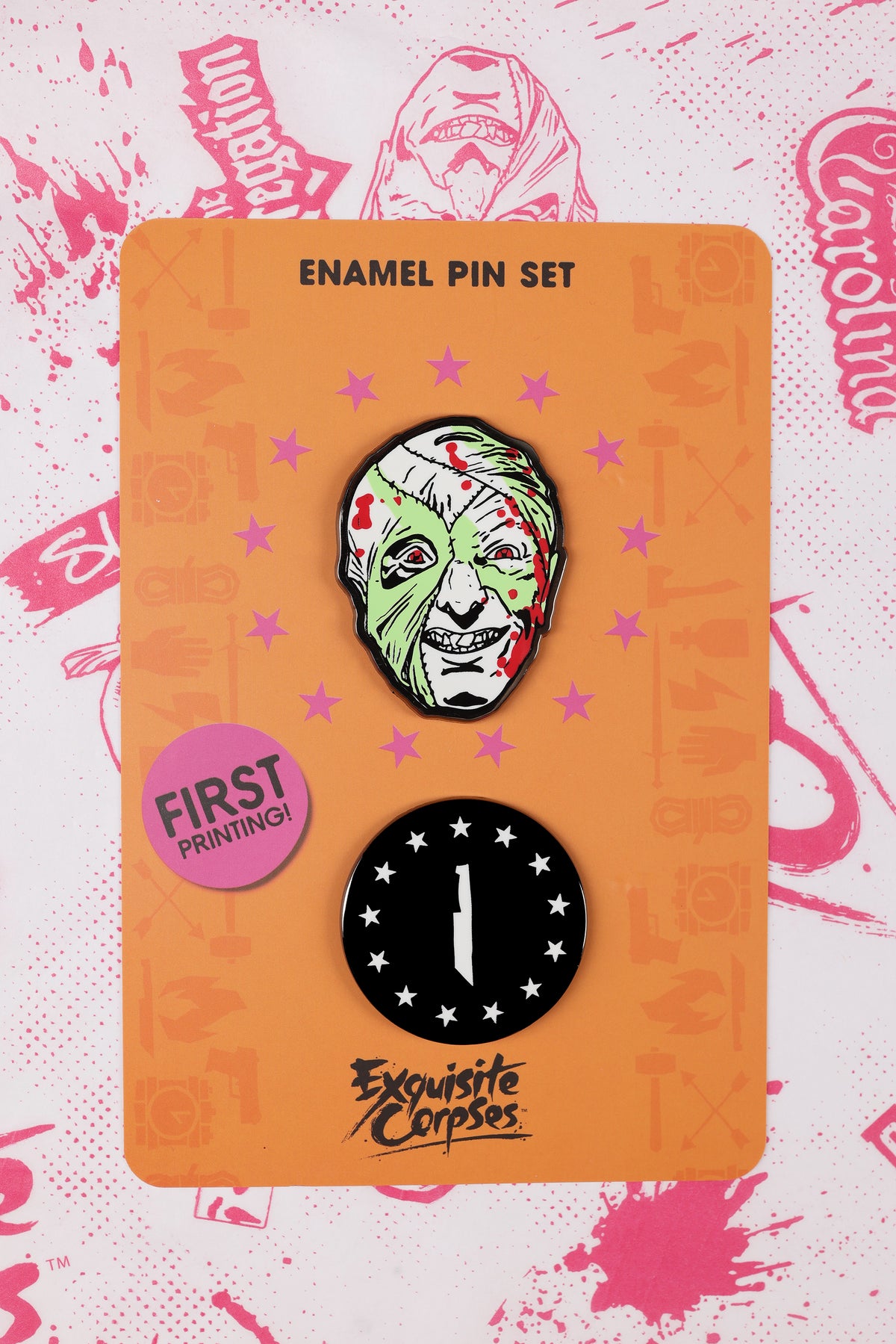 
                  
                    Choose-Your-Killer Enamel Pin Set - The Congregation
                  
                