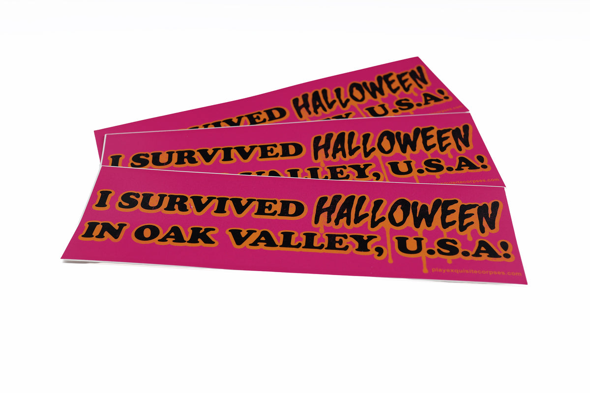 
                  
                    I Survived Bumper Sticker
                  
                