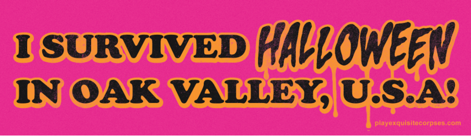 
                  
                    I Survived Bumper Sticker
                  
                