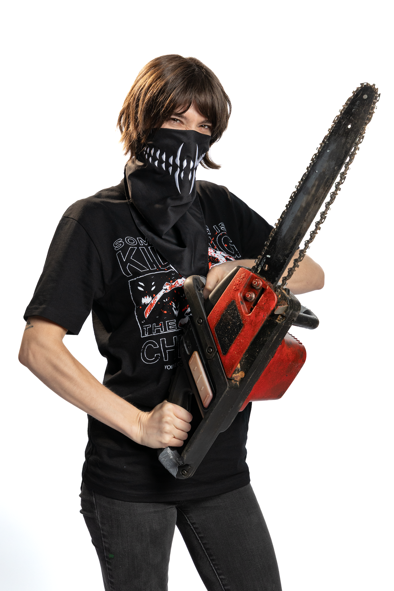 
                  
                    Deluxe EMBROIDERED SOMETHING IS KILLING THE CHILDREN - BLACK BANDANA
                  
                